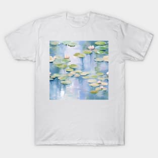 Monet Style Water Lilies 18 T-Shirt